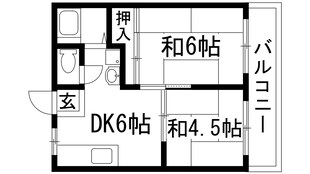 クリーンハイツの物件間取画像